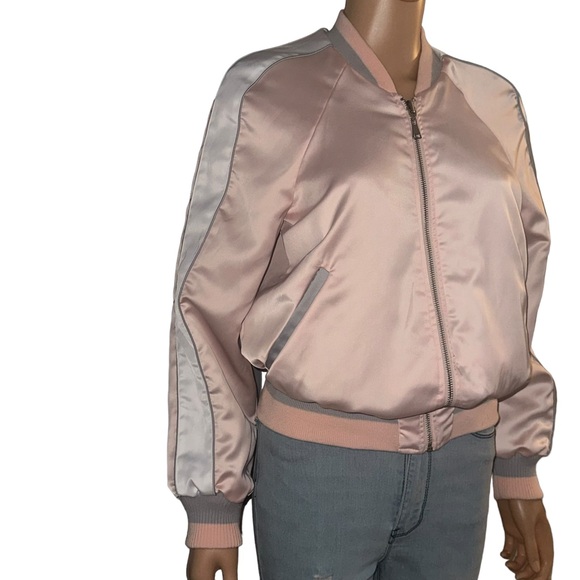 Vintage Bebe Y2K reversible satin bomber jacket - Picture 6 of 8